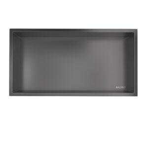 BALNEO WALL-BOX ONE – Półka wnękowa GUN METAL 60x30x7 cm 5906792482282
