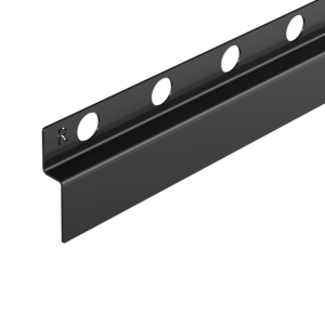 BALNEO Listwa spadkowa przyścienna prawa 170 cm czarna D0101020101-2