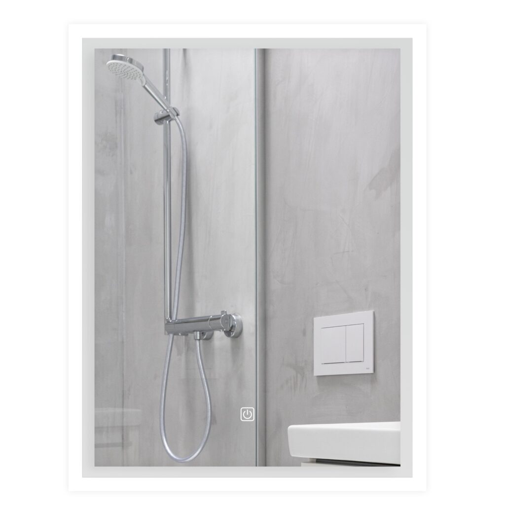 Lustro podświetlane 39×50 cm COSMO- Antypara, Ściemnianie, Zmiana Barwy