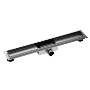 BALNEO Odpływ liniowy Duplex Next 2w1 Gun Metal 60 cm
