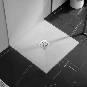 BALNEO Stone Tray – Brodzik kompozytowy „F” Biały 80x80x2,5 C0201031010