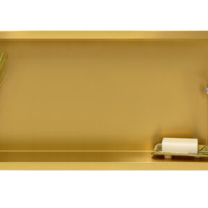 BALNEO WALL-BOX ONE Gold / Brass – Półka pojedyncza złota 90x30x7 cm 5903943983568