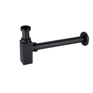 BALNEO Syfon umywalkowy mosiężny kwadratowy Czarny E0201020210-1