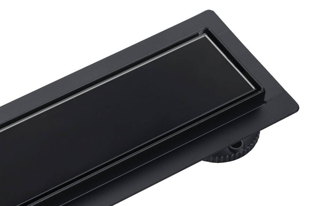 BALNEO G-Drain Next Odpływ liniowy 100 cm z panelem ze szkła hartowanego Double Dark 5903943983926