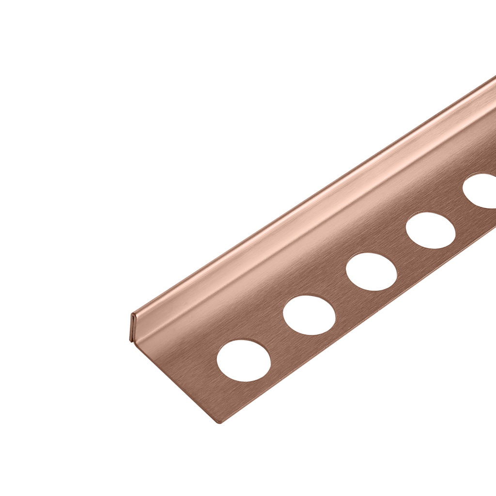 BALNEO Listwa spadkowa podłogowa lewa 120 cm miedziana D0101040210-1