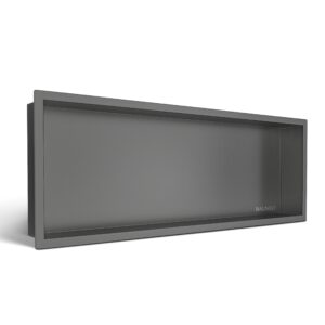 BALNEO Półka wnękowa WALL-BOX ONE GUN METAL 90x30x7cm