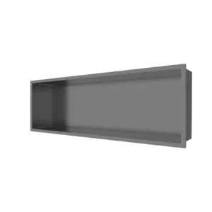 BALNEO Półka wnękowa WALL-BOX ONE Gun Metal 60x20x10 cm