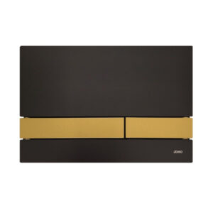 JOMO/WERIT PRZYCISK SPŁUKUJĄCY DO WC EXCLUSIVE 2.0 czarny mat/złoty mat JOM/102-000000445