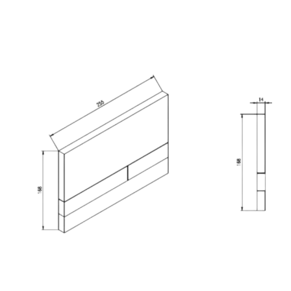 Rysunek techniczny – wymiary montażowe