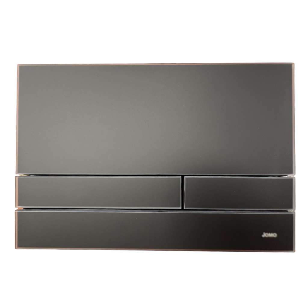 JOMO/WERIT PRZYCISK SPŁUKUJĄCY DO WC EXCLUSIVE 2.1, czarny mat 2.0/szkło czarne mat 102-000000311