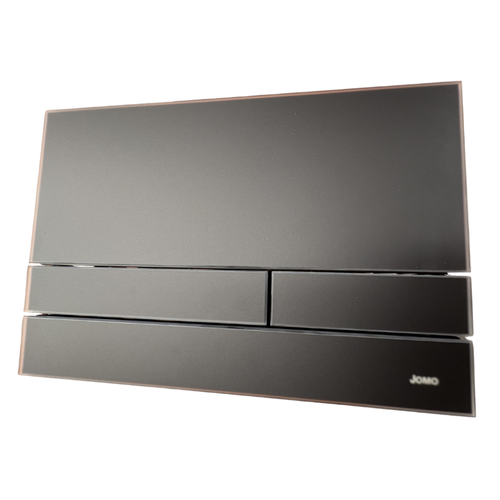 JOMO/WERIT PRZYCISK SPŁUKUJĄCY DO WC EXCLUSIVE 2.1, czarny mat 2.0/szkło czarne mat 102-000000311