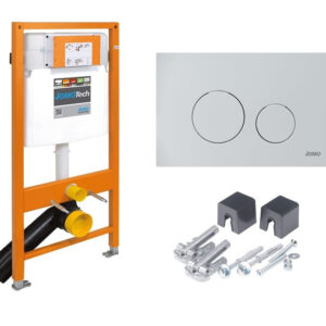 JOMO/WERIT STELAŻ JOMO-Tech WC H=1120 + wsporniki + przycisk biały SWITCH, zabudowa lekka JOM/103-000000079