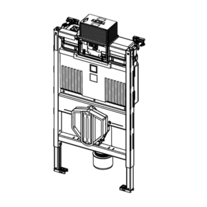 Tece Stelaż WC TECEprofil UNI Wysokość 820 mm
