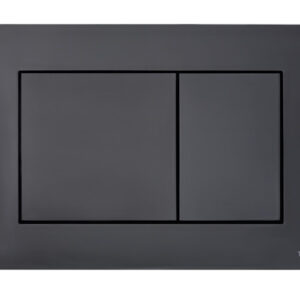 WERIT/TECEnow – przycisk spłukujący do WC z tworzywa, czarny matowy TECE/9240407