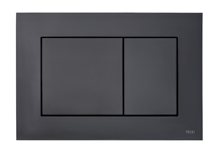 WERIT/TECEnow – przycisk spłukujący do WC z tworzywa, czarny matowy TECE/9240407