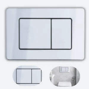 BALNEO Przycisk spłukujący do WC stal nierdzewna AXO chrom F0303040204-1