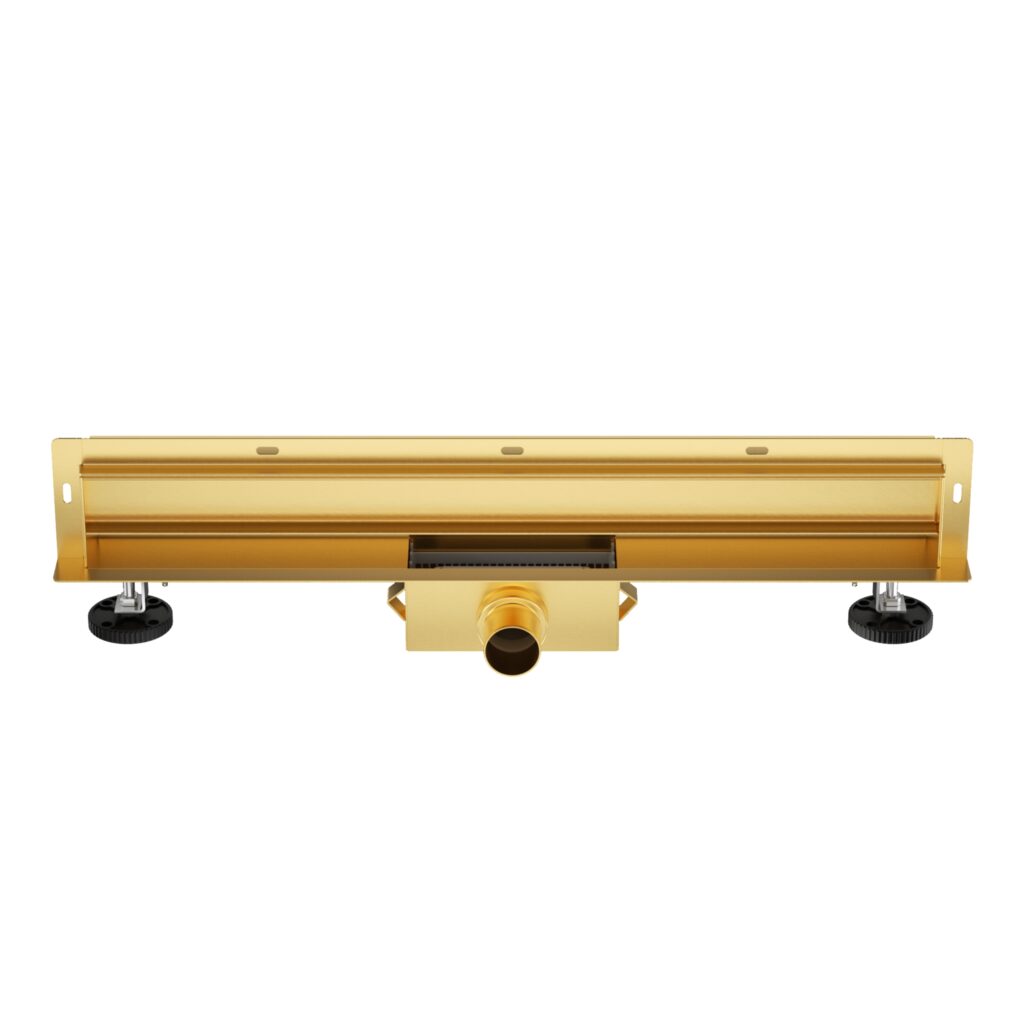BALNEO W-Drain NEXT 2w1 Odpływ liniowy ścienny 90 cm dwustronny złoty