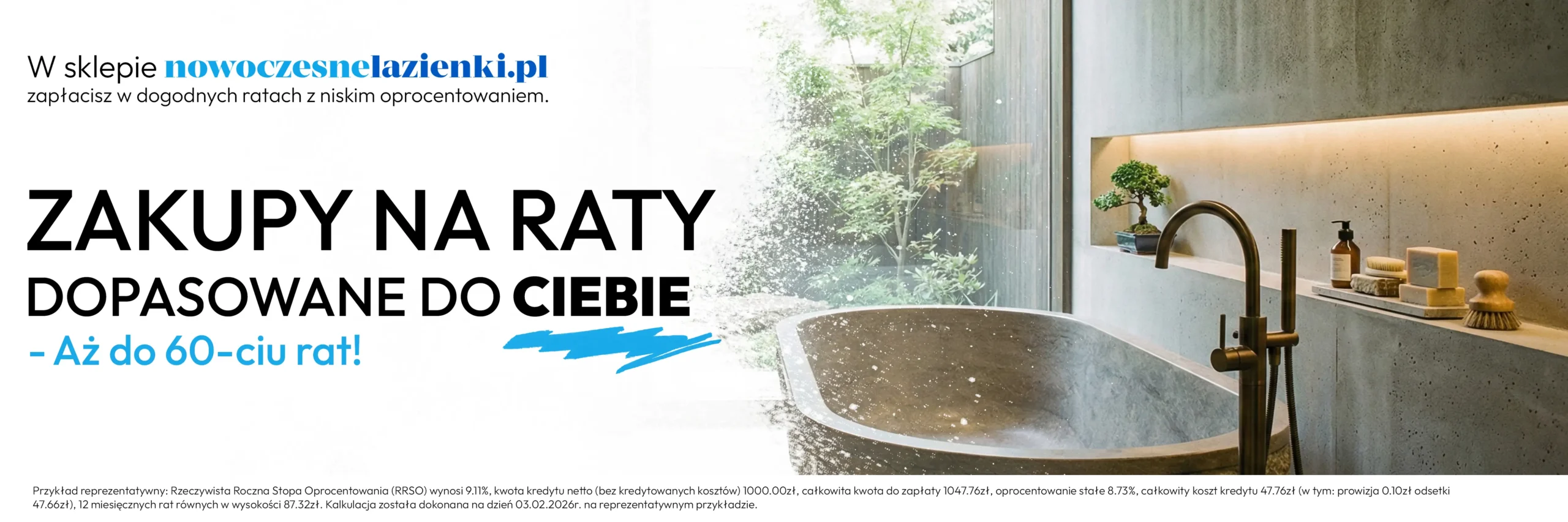 Twoje tempo. Twój zakup. Twoje raty.