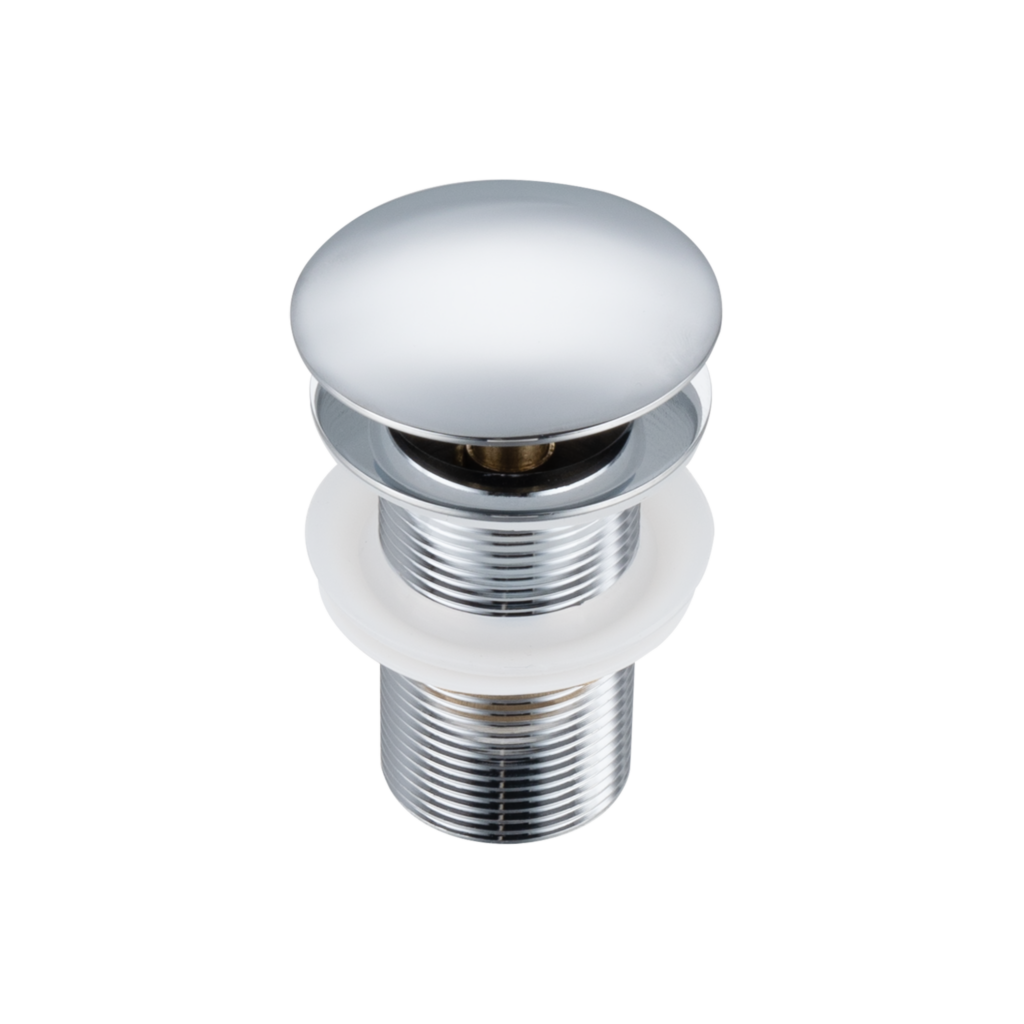 BALNEO Korek umywalkowy mosiężny Klik Klak A bez przelewu Chrom E0101010102-1