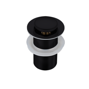 BALNEO Korek umywalkowy mosiężny Klik Klak B bez przelewu Czarny E0101020102-2