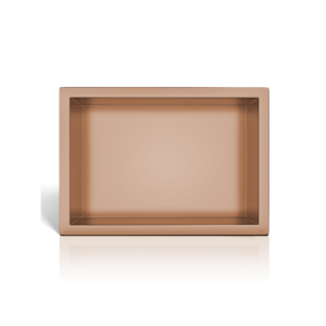 BALNEO WALL-BOX ONE Copper Półka wnękowa ze stali nierdzewnej miedziana 30x20x10 cm 5905591090544