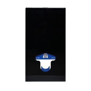 BALNEO Stelaż natynkowy WC szklany czarny Fix-Frame Glass Black F0102020201-1