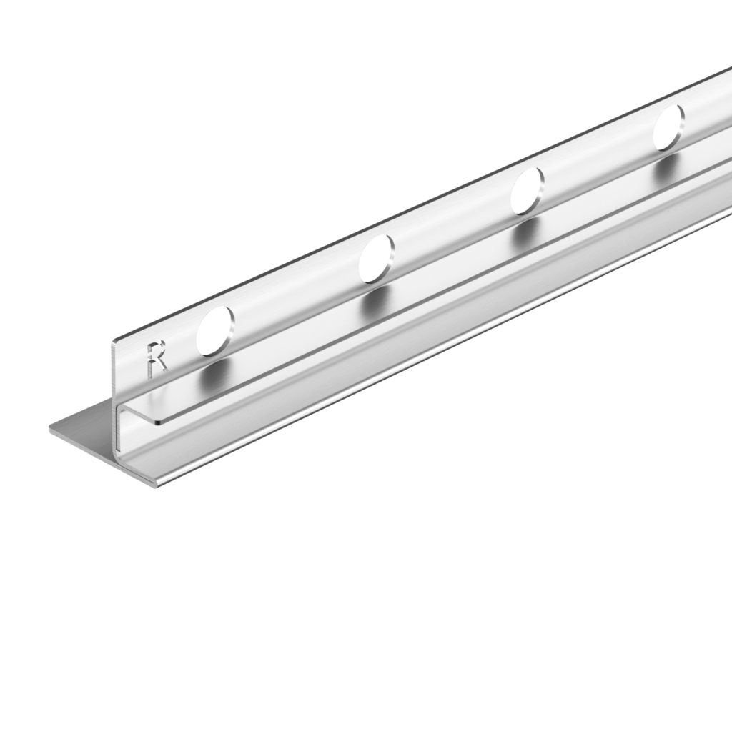 BALNEO Listwa spadkowa do szkła prawa 170 cm inox D0101010102-2