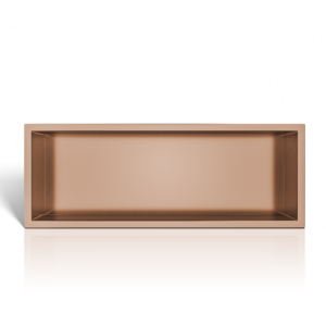 BALNEO WALL-BOX ONE Copper Półka wnękowa ze stali nierdzewnej miedziana 60x20x10 cm 5905591090568
