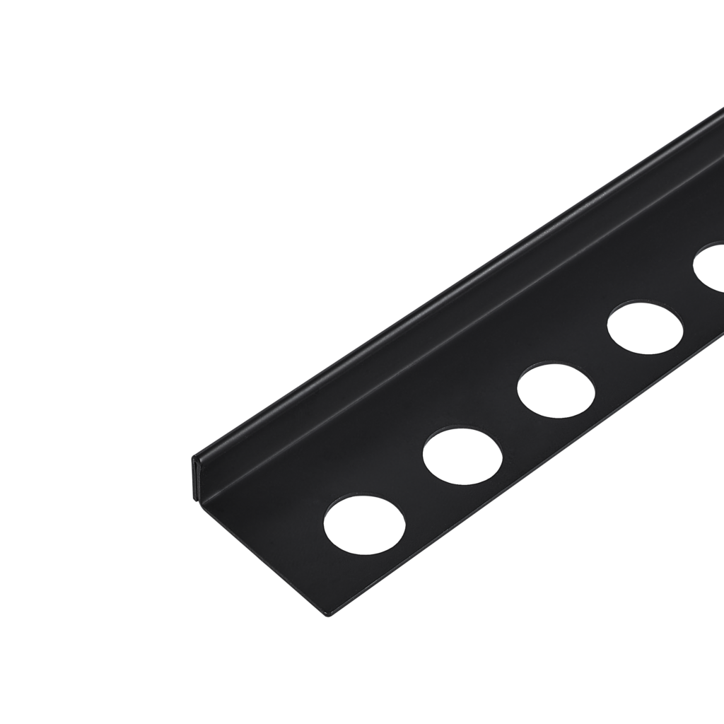 BALNEO Listwa spadkowa podłogowa lewa 120 cm czarna D0101020210-1