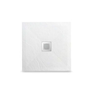 BALNEO Stone Tray – Brodzik kompozytowy „F” Biały 90x90x2,5 STFWH909025