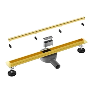 BALNEO Odpływ liniowy ProLine Gold złoty 80 cm
