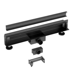 BALNEO Odpływ liniowy W-Drain NEXT 2w1 Czarny 60 cm