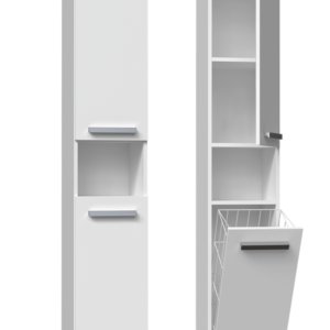 Słupek łazienkowy Nel III BIAŁY