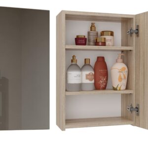 Szafka Łazienkowa Wisząca POLA 1DL DĄB SONOMA