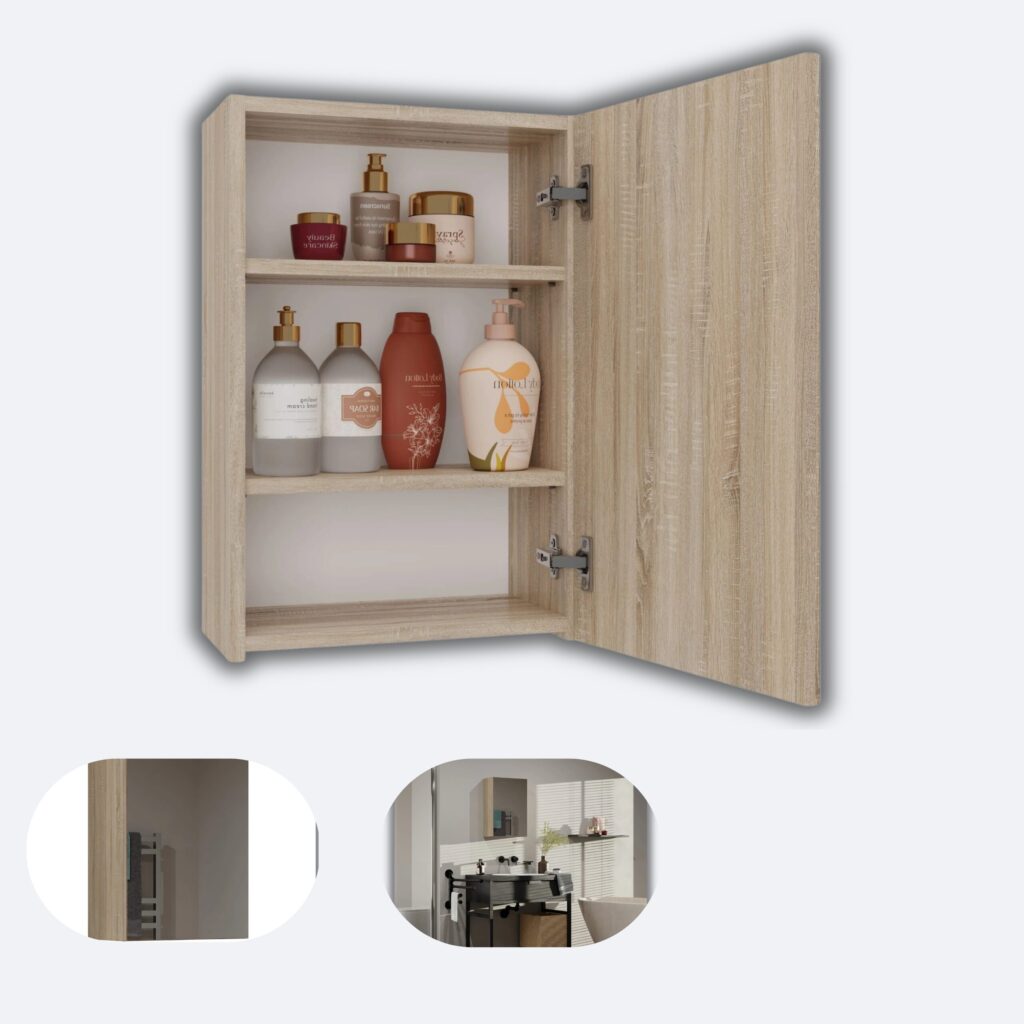 Szafka łazienkowa wisząca pola 1dl biały topeshop