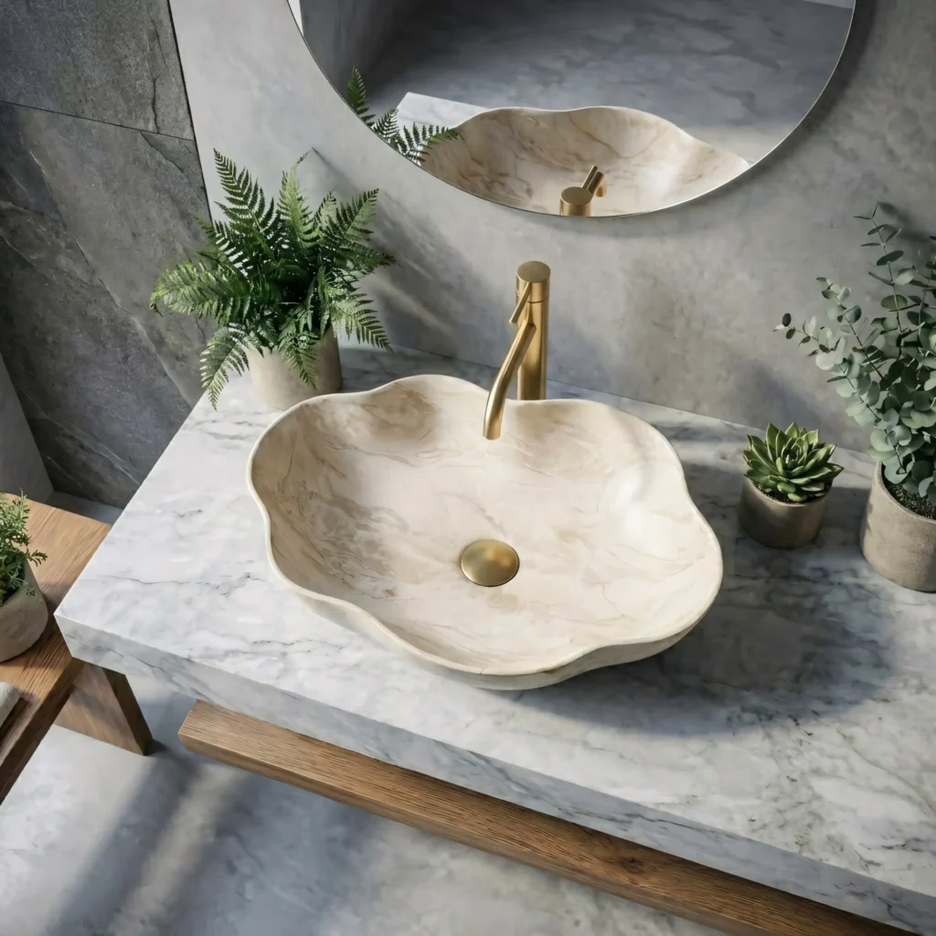 REA Umywalka nablatowa Rea Pearl Kallisto REA-U0619