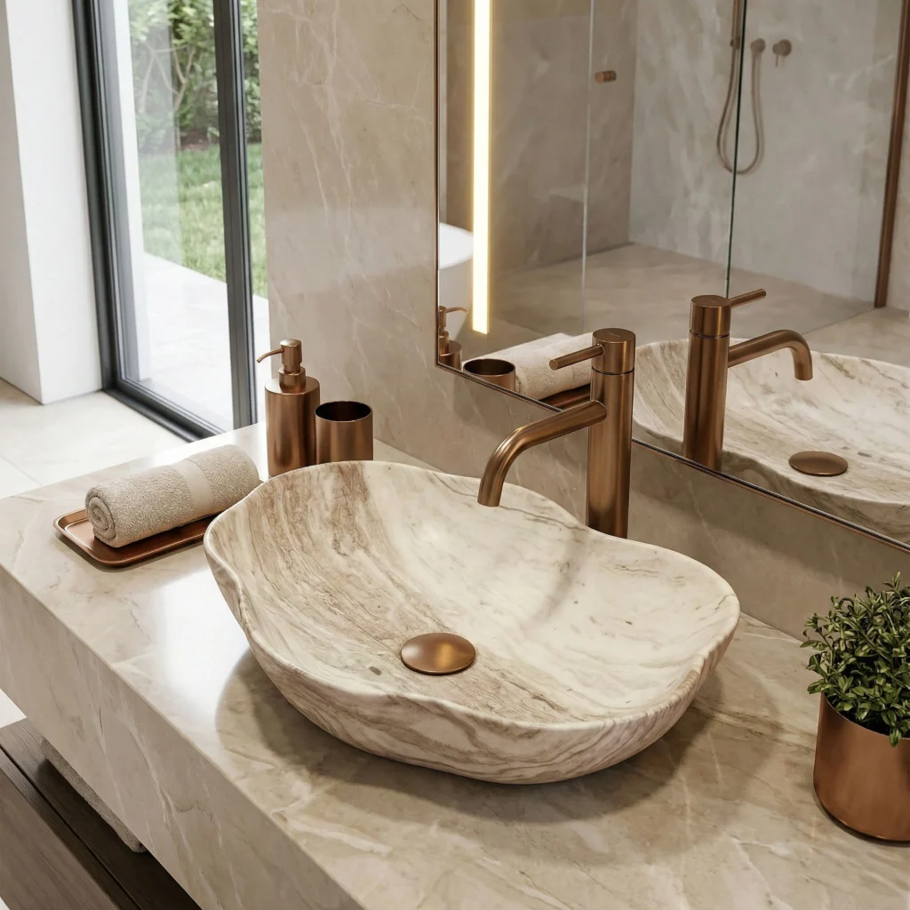 REA Umywalka nablatowa Rea Pearl Saturn REA-U0618