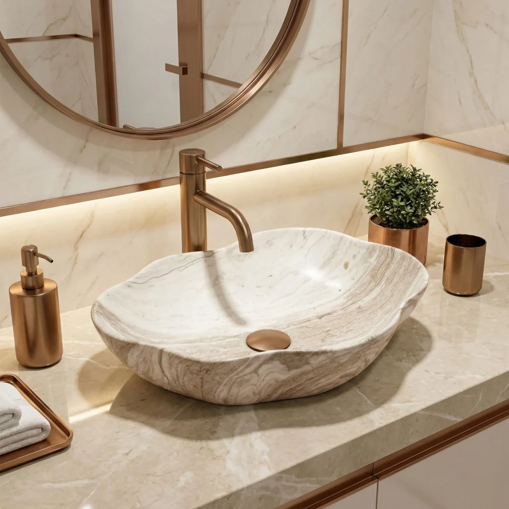 REA Umywalka nablatowa Rea Pearl Saturn REA-U0618