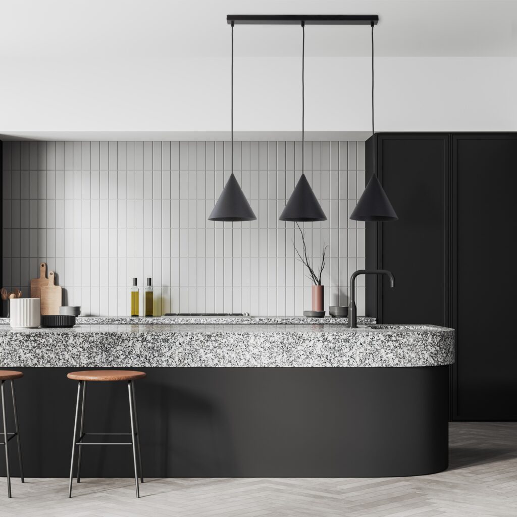 CONO BLACK LAMPA WISZĄCA L 3 LISTWA