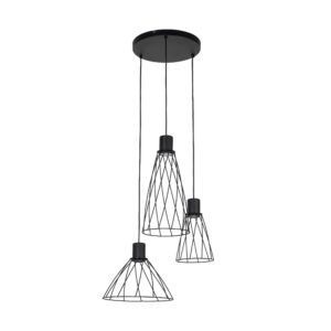 MODESTO BLACK LAMPA WISZACA 3 KOŁO