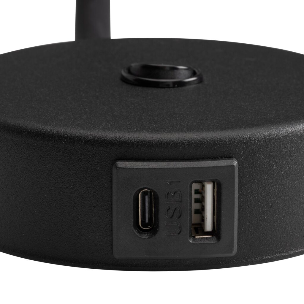 LAGOS BLACK  KINKIET 1  USB