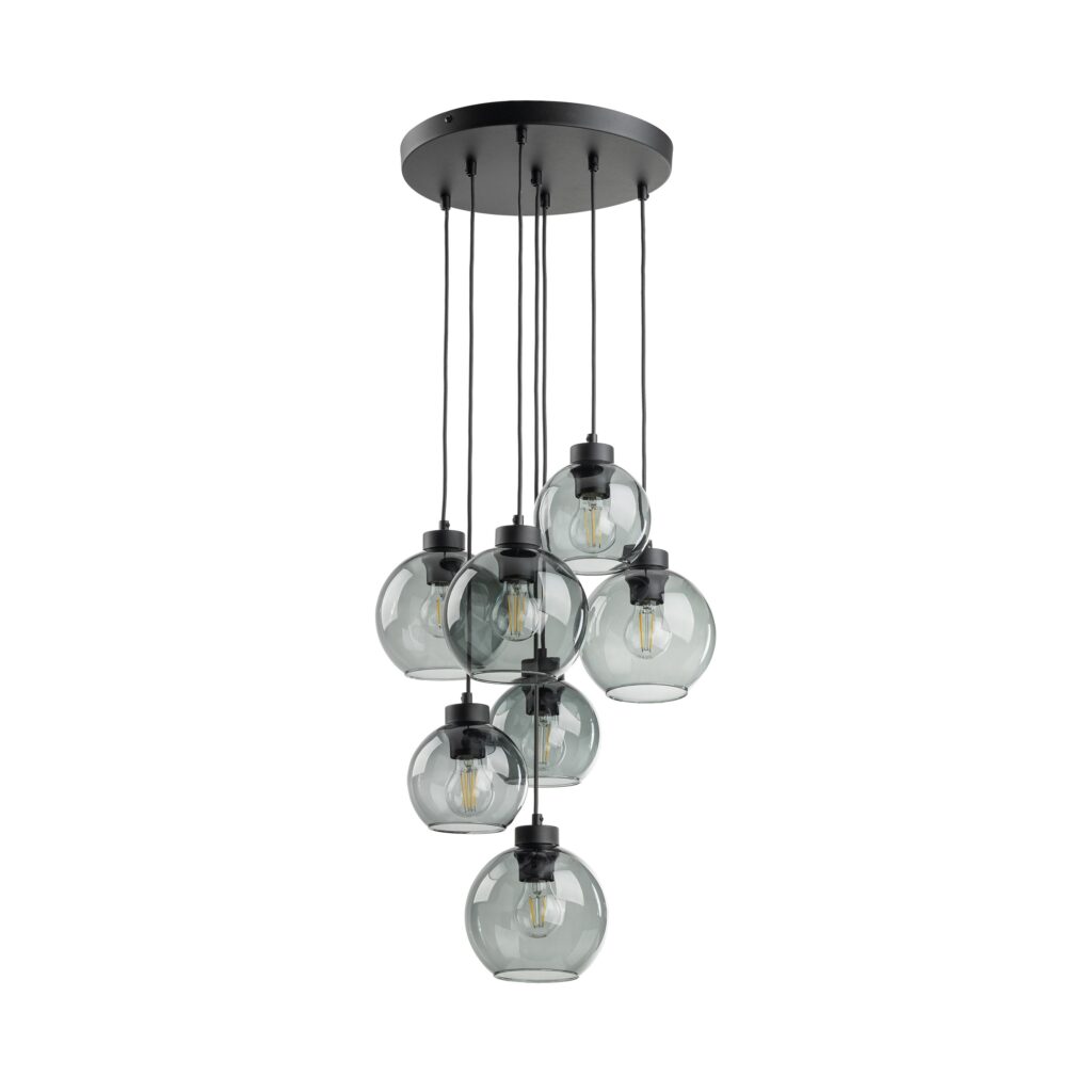 CUBUS GRAPHITE LAMPA WISZĄCA 7 KOŁO