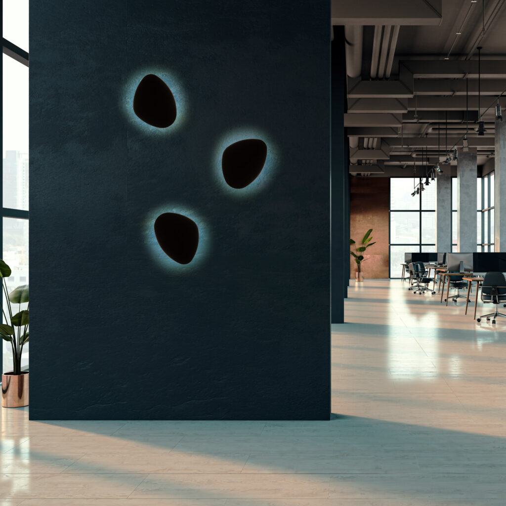 STONE BLACK KINKIET 3