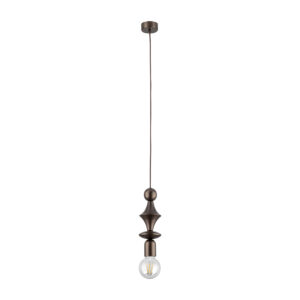 TOWER BROWN LAMPA WISZACA 1XE27