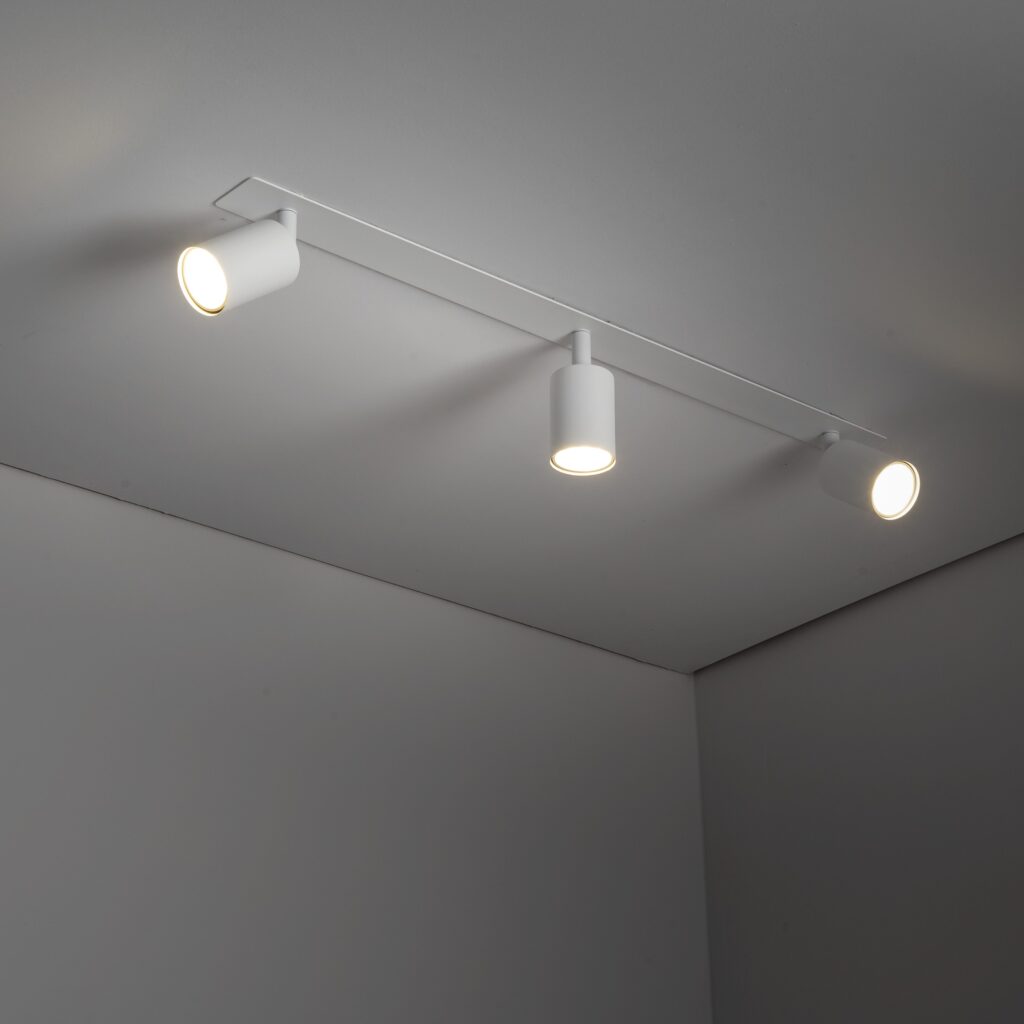 NEX WHITE 3XGU10 LAMPA SUFITOWA PODTYNKOWA