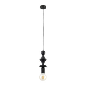 TOWER BLACK LAMPA WISZACA 1XE27
