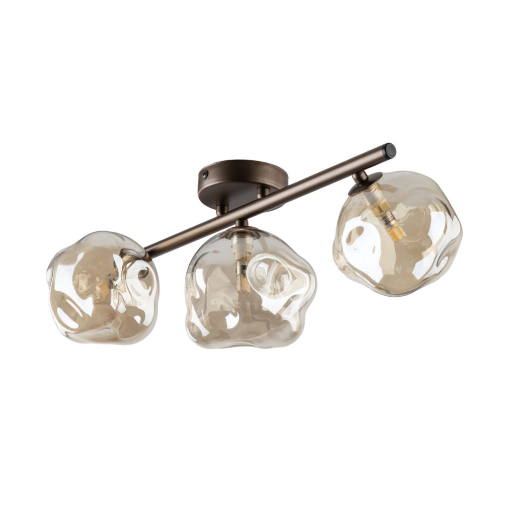 LAVA BROWN LAMPA SUFITOWA 3XG9