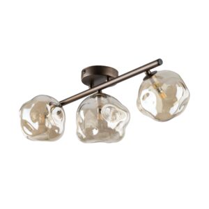 LAVA BROWN LAMPA SUFITOWA 3XG9