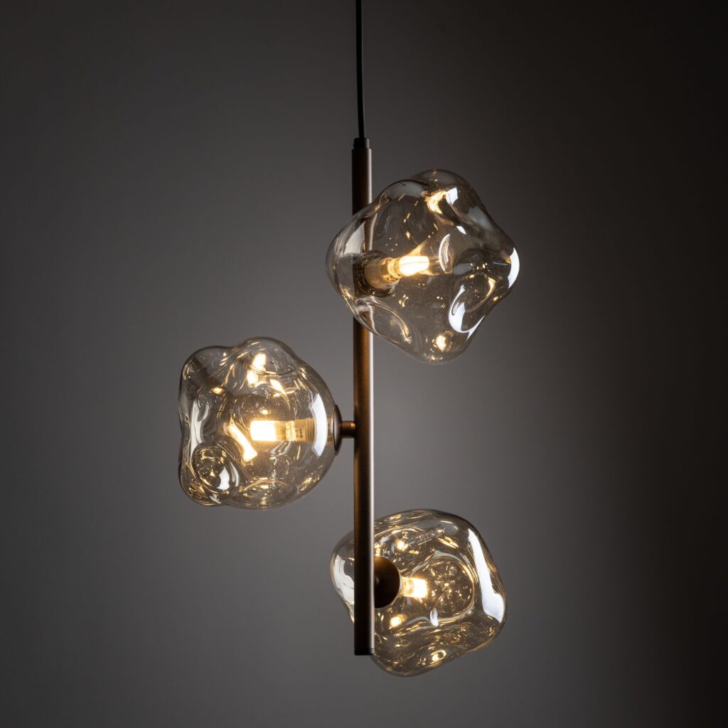 LAVA BROWN LAMPA WISZĄCA 3XG9