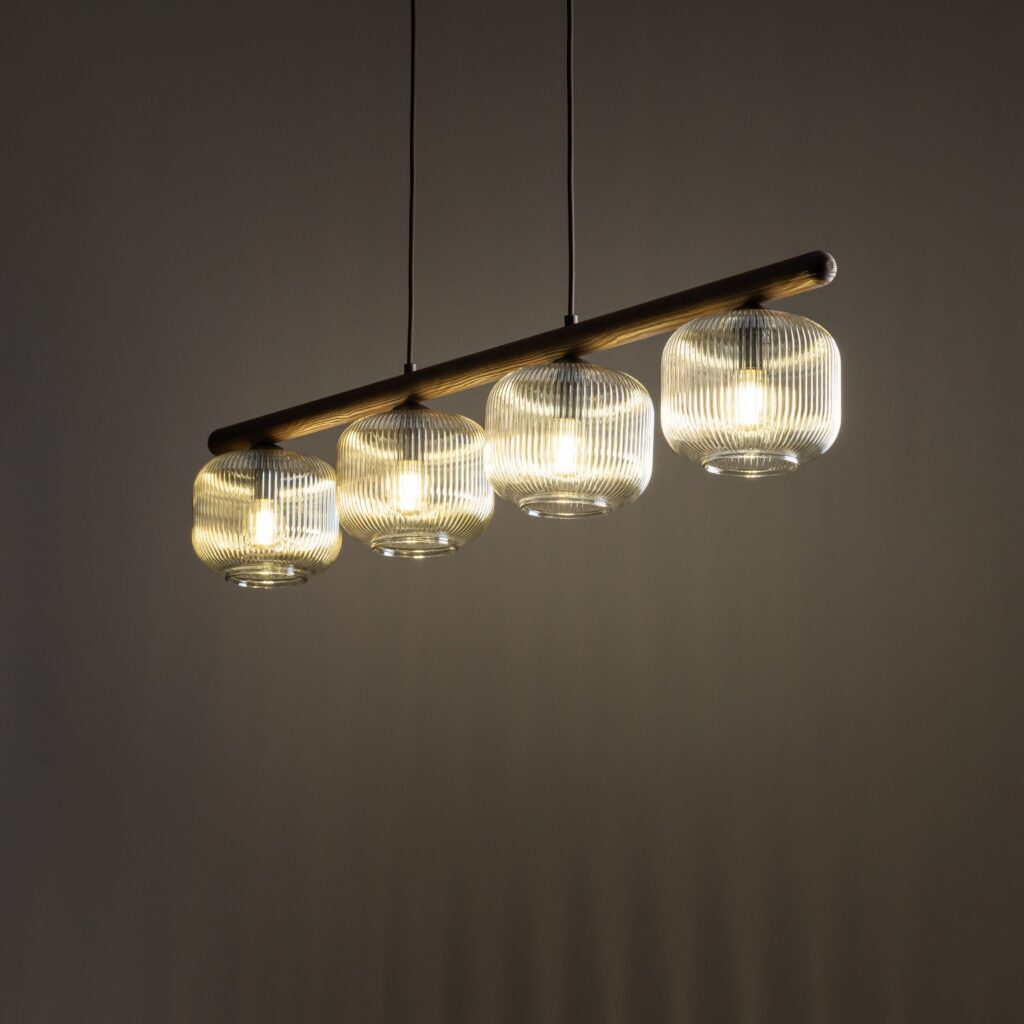 SALVIA BROWN LAMPA WISZACA 4XE14